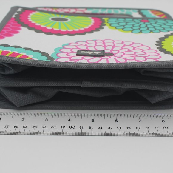 New thirty one double duty caddy in Bubble Bloom print, easy clean nylon - Picture 10 of 11